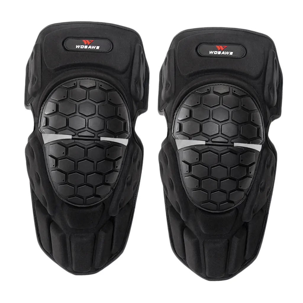 Knee Pads(1 Pair) - Youth and Adult - Perfect for Motorcycle Bike Cycling - Deluxe & Durable