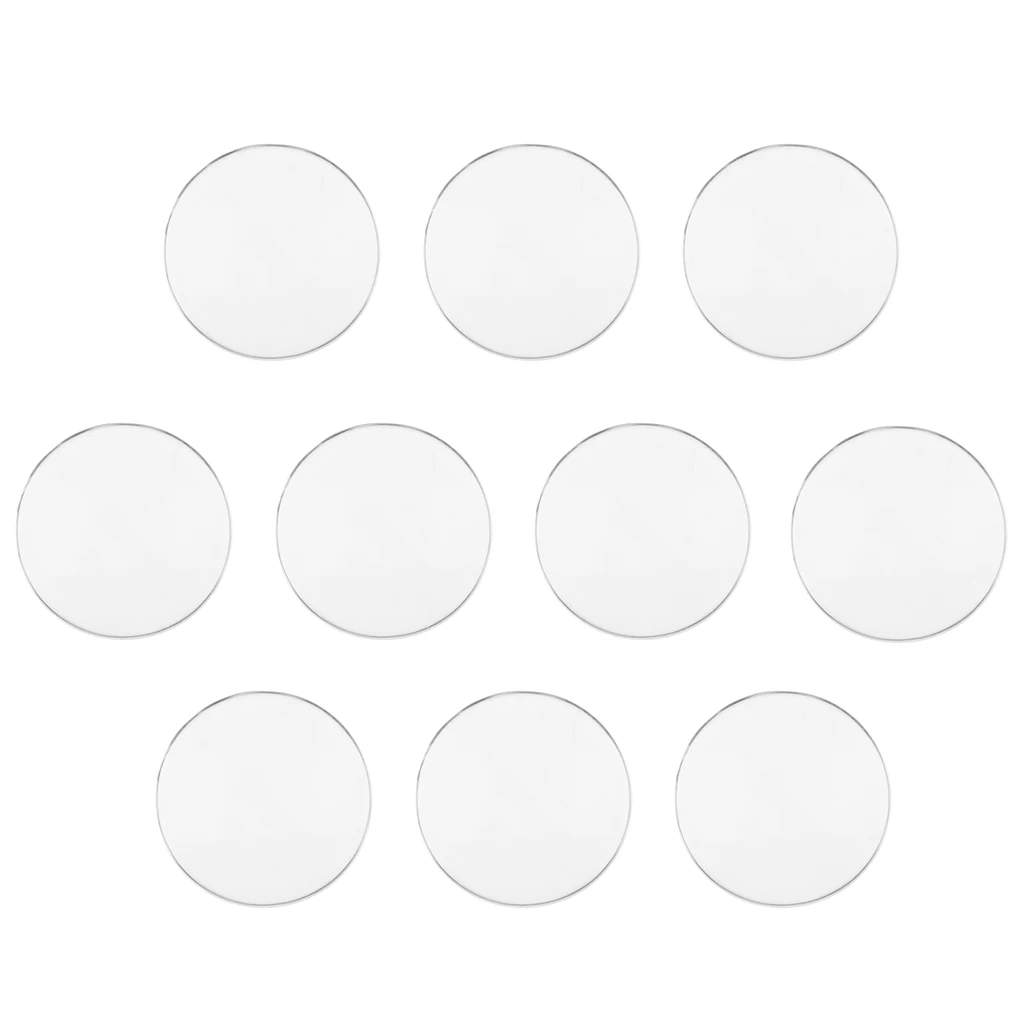 5 Pairs of Replacement 14mm Clear Plastic Flat Safety Eyes Perfect for 12 ''