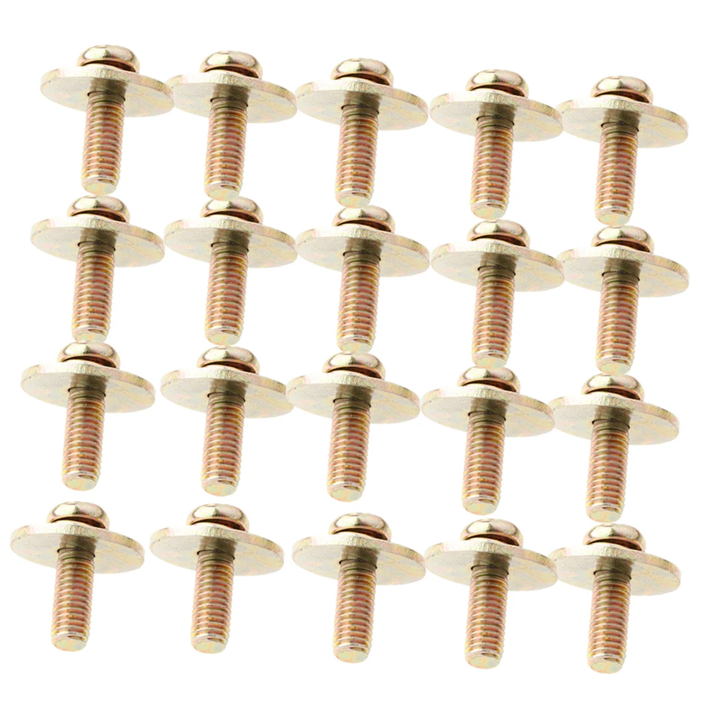 20pcs Metal Drum Set Lug Claw Hook Mount Screws Hardware For Dummers