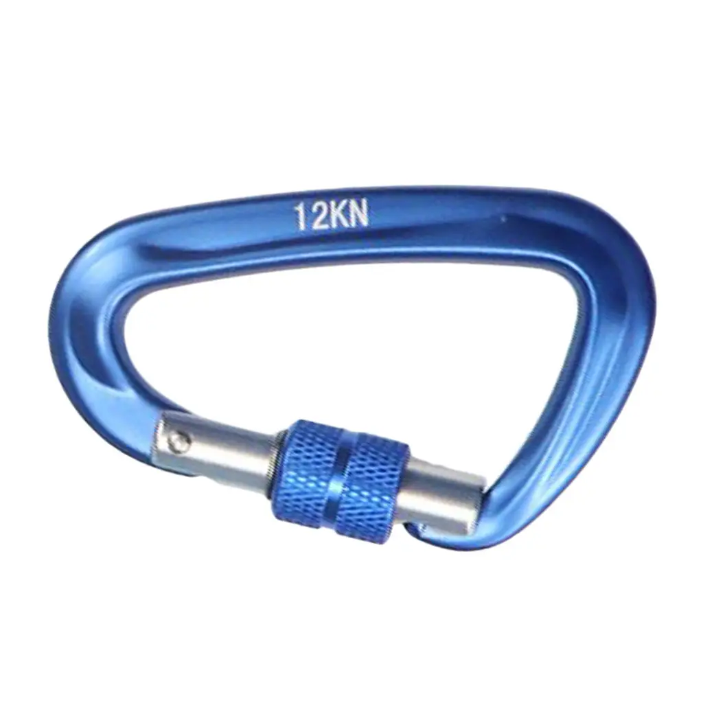 Aluminum D-Ring Locking Large Carabiners Clip for Outdoor Camping