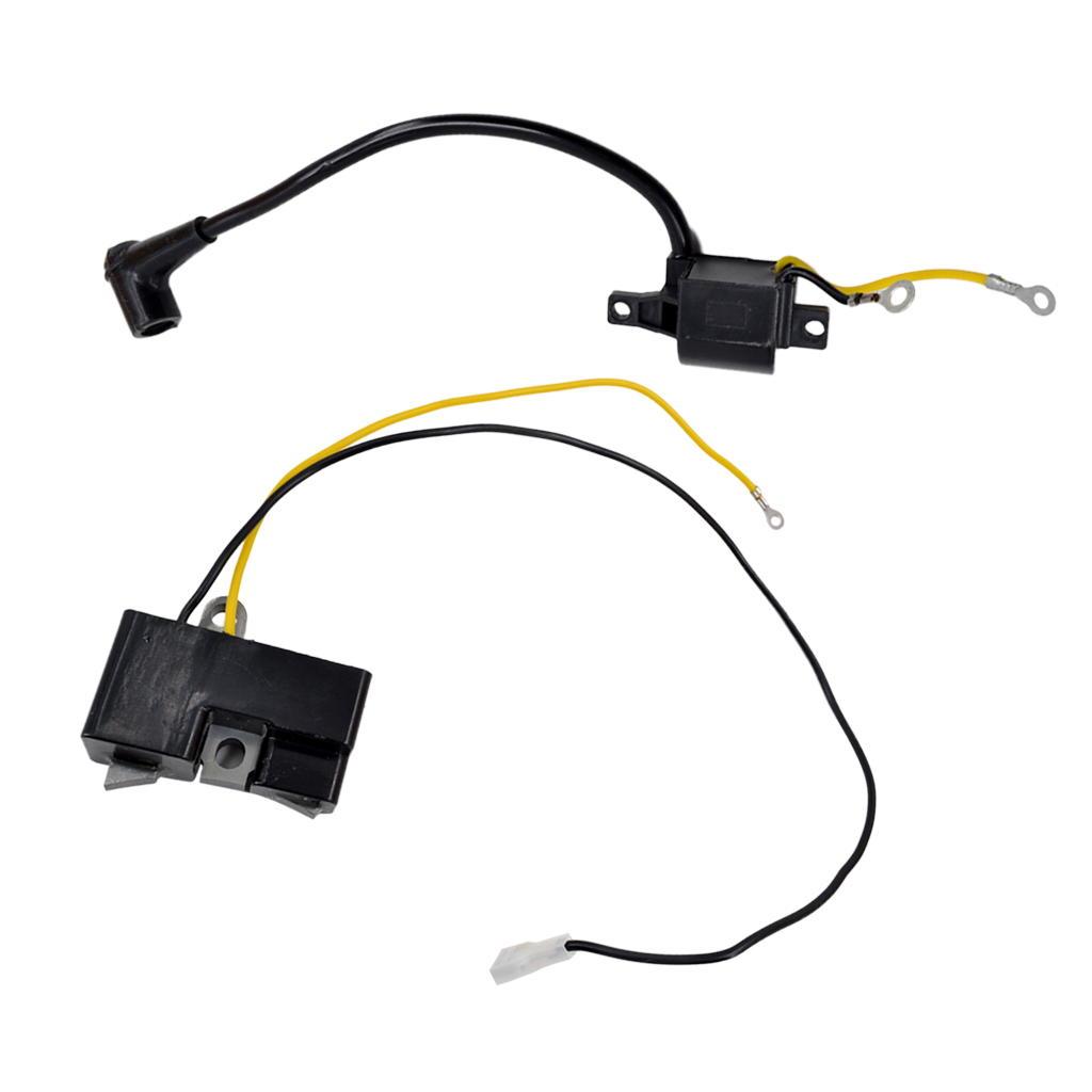Ignition Coil Module Kit fit Husqvarna 61 162 166 Jonsered 630 670 Chain Saw, OEM 501 51 61-02 AND 501 51 62-01