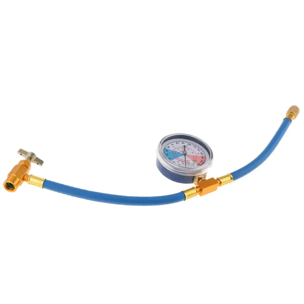 Replacement R134A to R12/R22 Car A/C  Recharge Hose Pipe Gauge