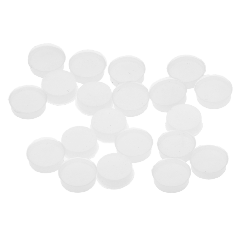20x Wood Recorder Silicone Hole Plugs White for Flute Player