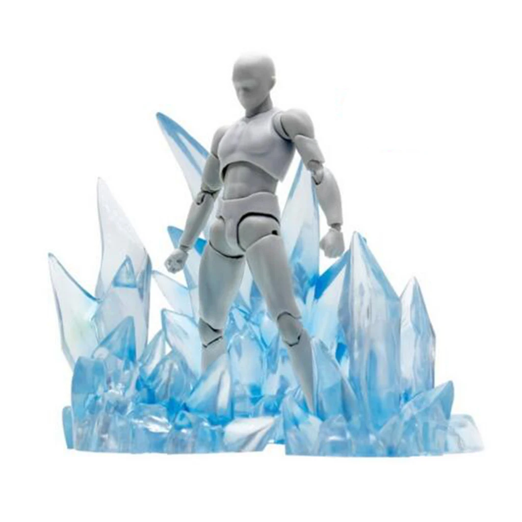 Anime Figure Hold Stand Ice Effect Plastic for Saint Seiya Figma 
