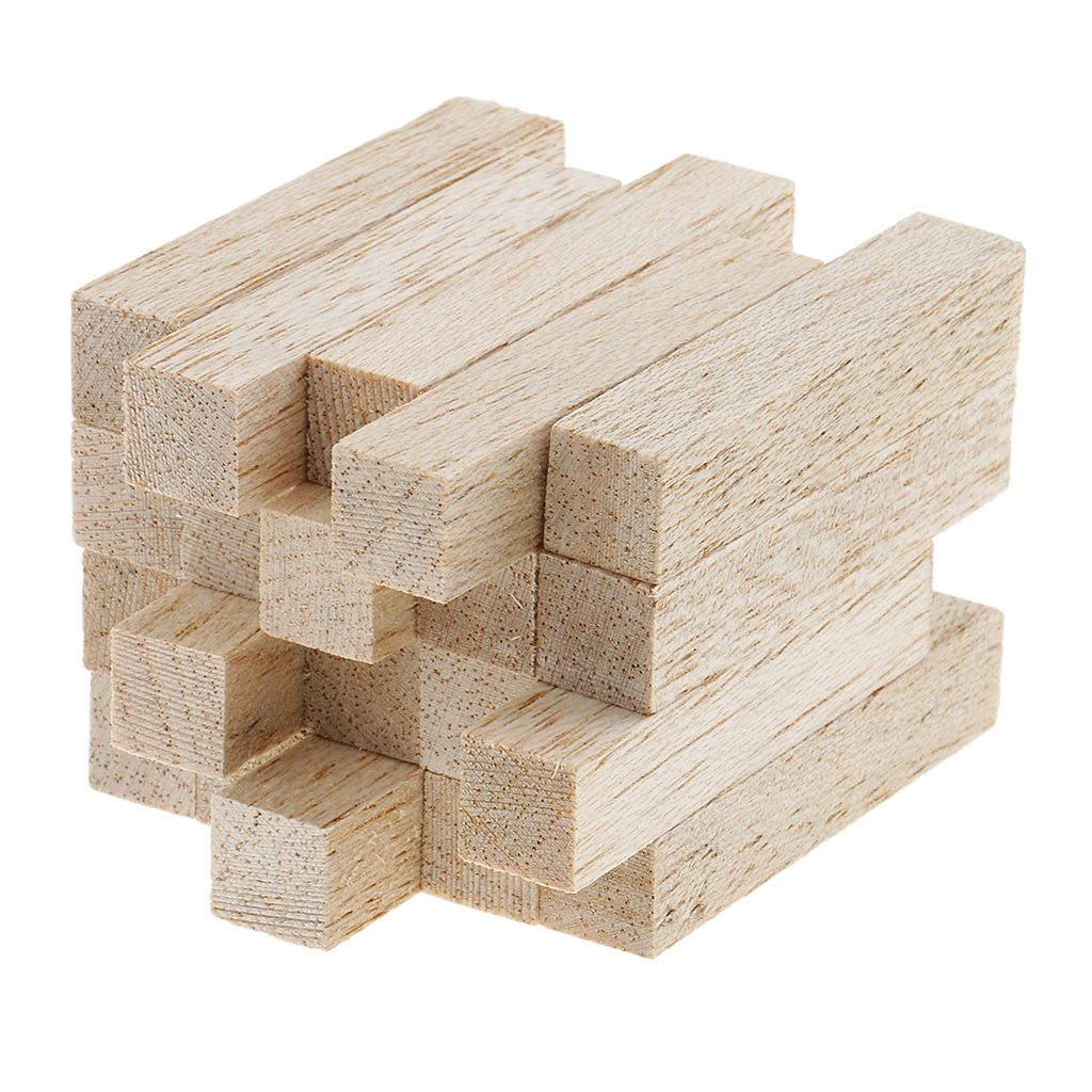 Lot 4 Sizes Balsa Wood Stick Unfinished Woodcraft Square Wooden Stick Dowel Rod