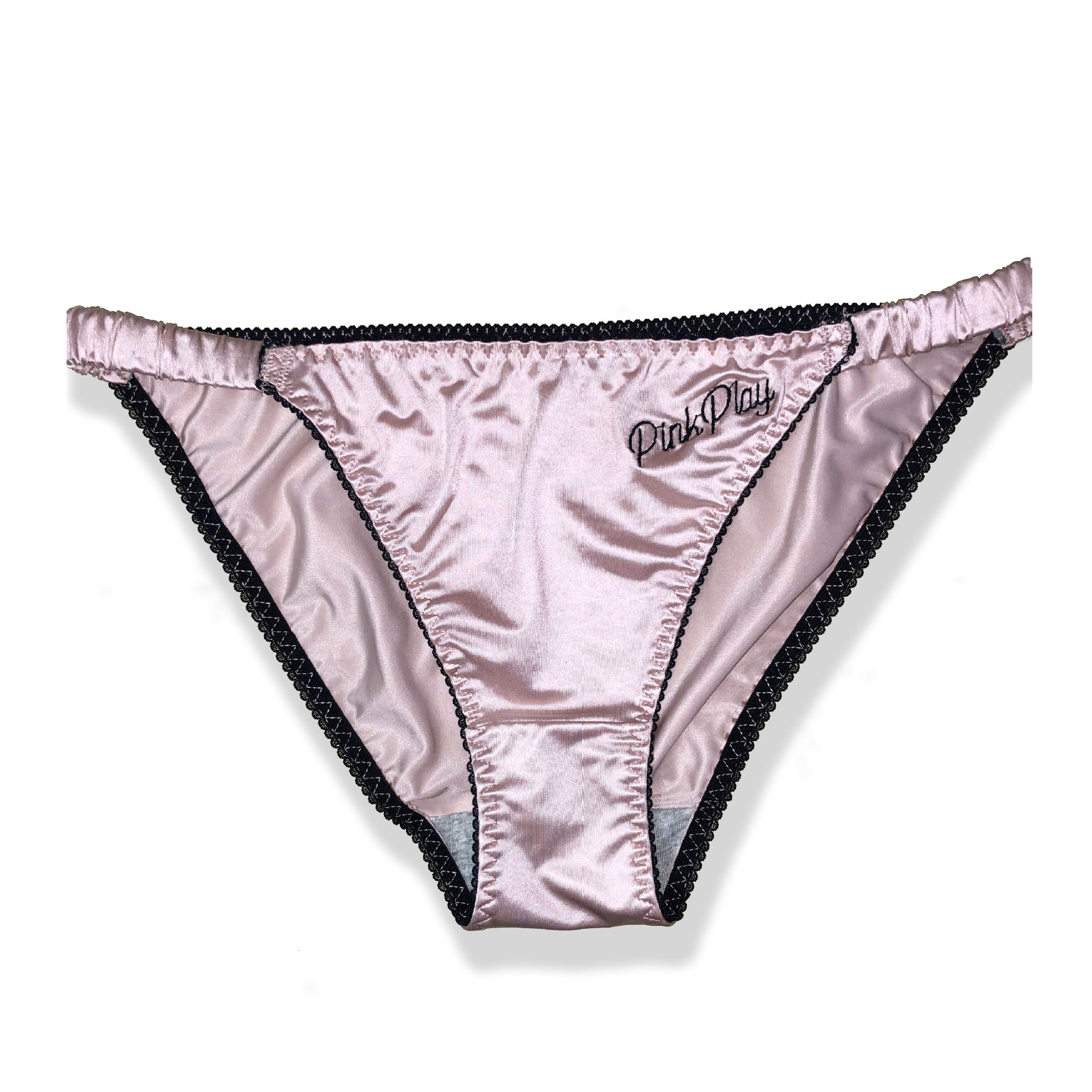 DeRuiLaDy Sexy Pinkplay Letter Panty Low Waist Solid Women Lingerie