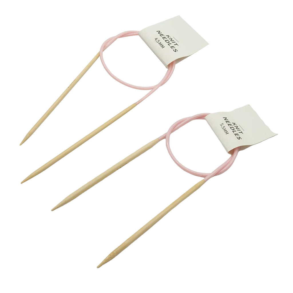 Bamboo Knitting Needles Circular Double Pointed Knitting Needles for Beginners and Professionals