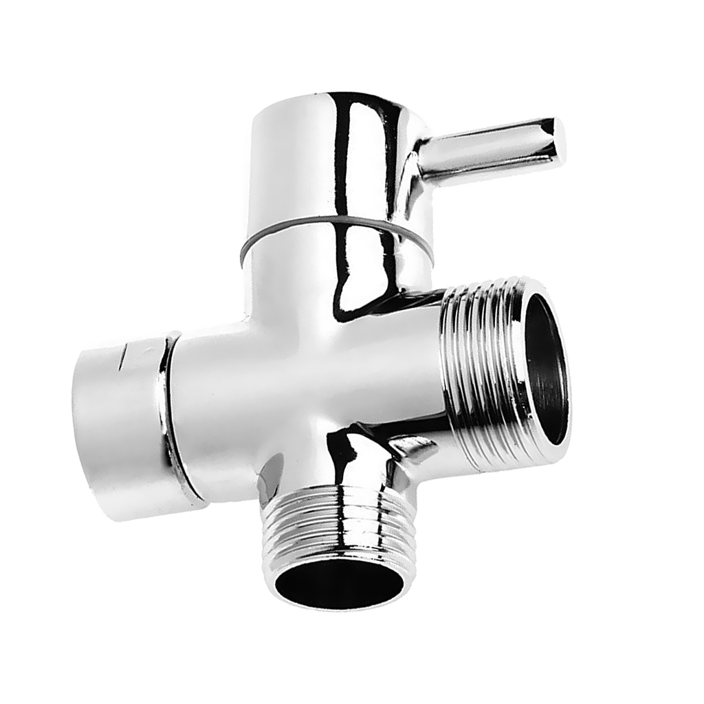 2.5cm 2cm Outlets T-adapter Valve 3 Ways Splitter For Diverter Bath Toilet Bidet Sprayer Shower Head
