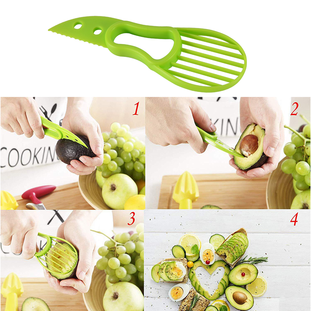 Avocado Slicer Pitter Masher Vegetable Tools Multifunctional for Mangos