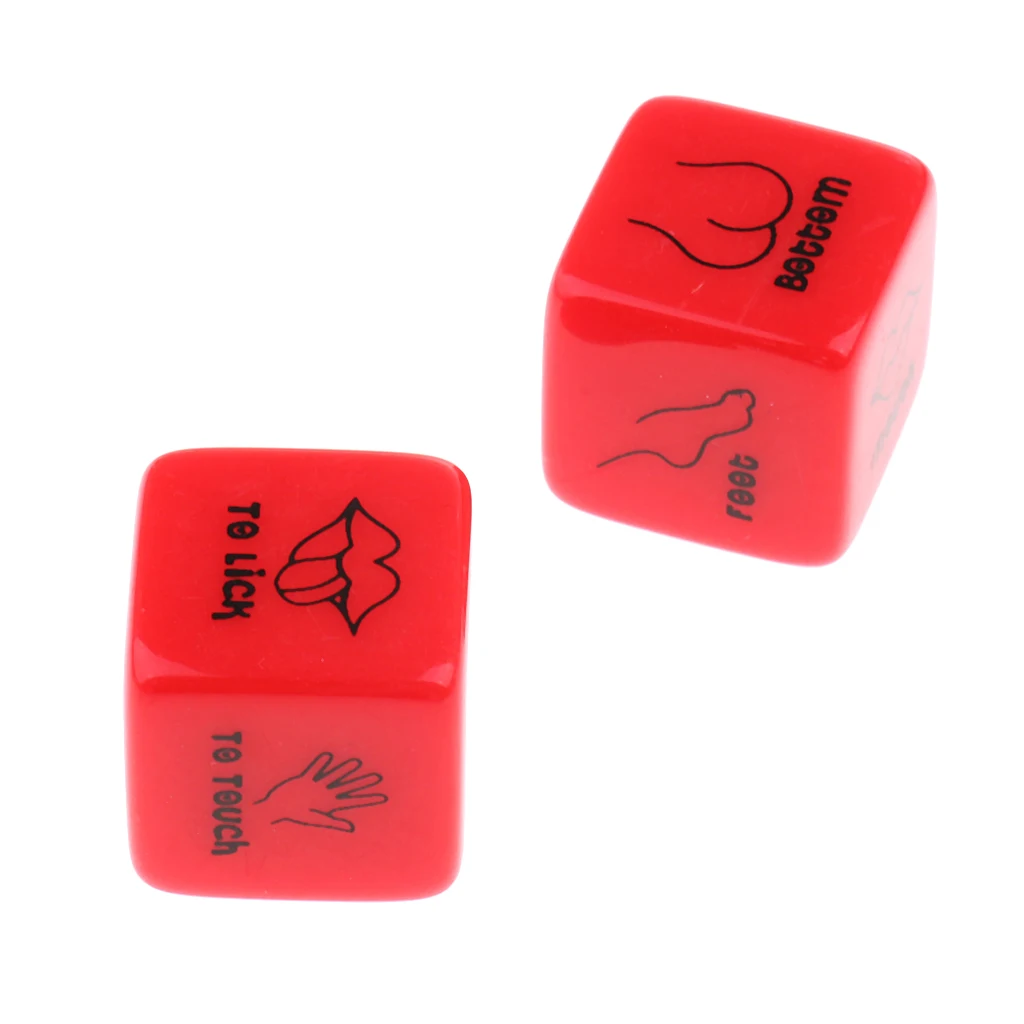 2 Pieces Adult Sex Dices Glow in The Dark, Preliminary Dice, Adult, Couples, Party,