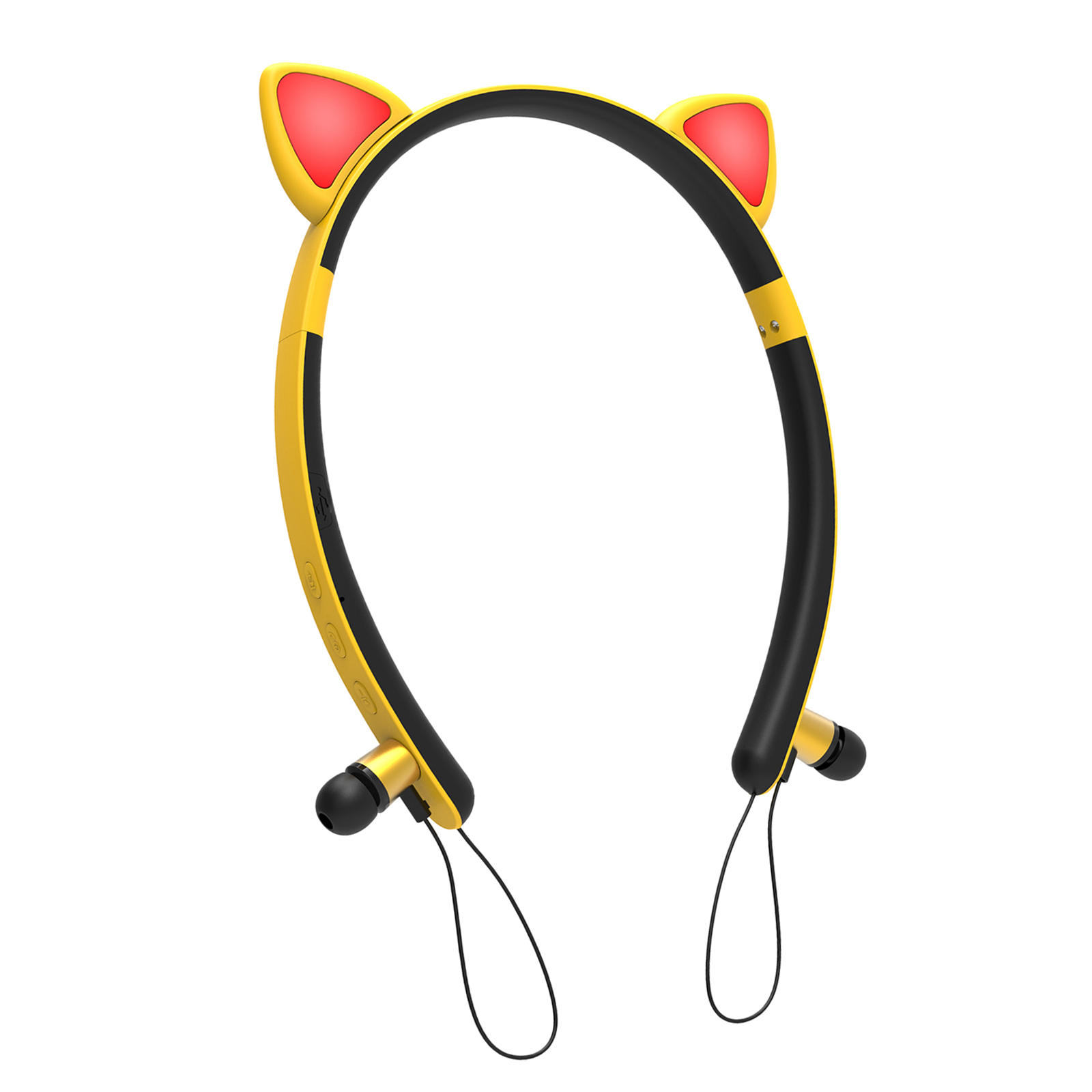 Cat Ear Bluetooth Headset Stereo Headphones EarBuds Earpiece Speaker New