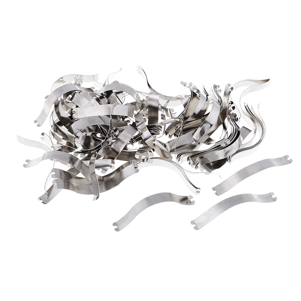 100Pcs Wholesale Spring Clips Metal Aluminum Picture Frame Hardware for Frame Molding 85x9mm