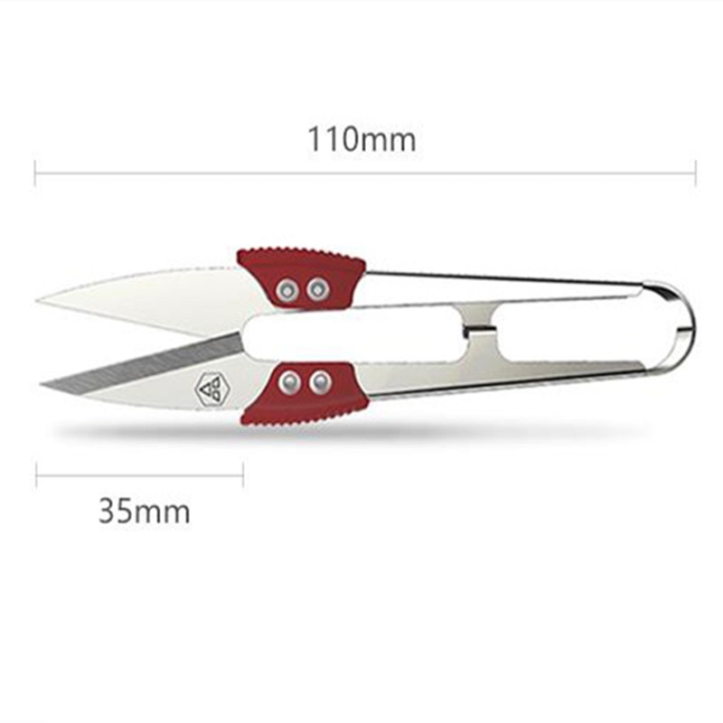 1pc/3pcs Edelstahl Garn Schere Schneiden Nähen Schere Schere Kreuz Stickerei Schere U Gewinde Schere für stoff – Detail 6