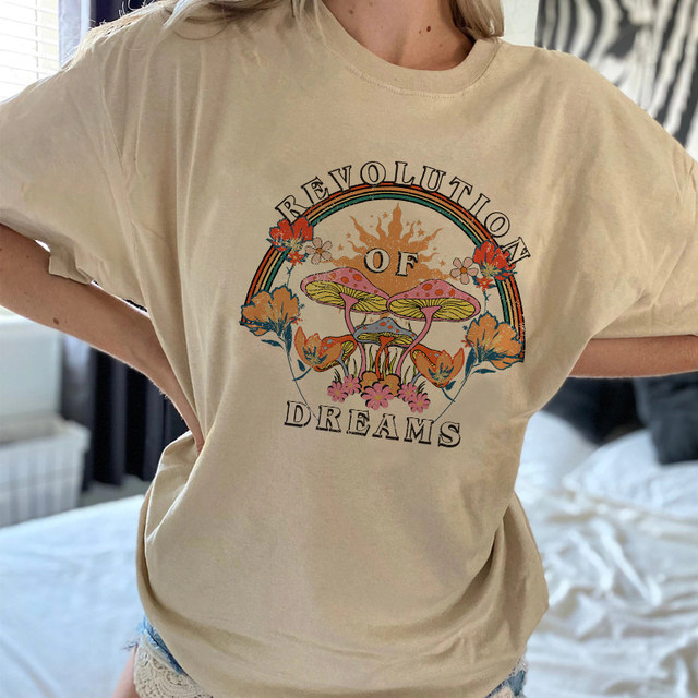 70s Tshirts Women Vintage | 70s Hippie Clothes Aesthetic | Hippies 