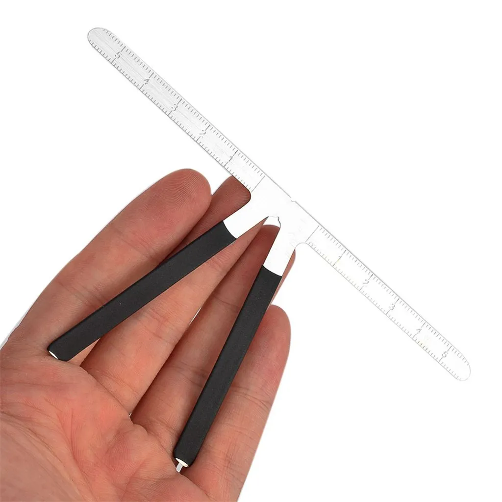 Three-Point Positioning Permanent Makeup Tool Eyebrow Caliper Stencil Ruler
