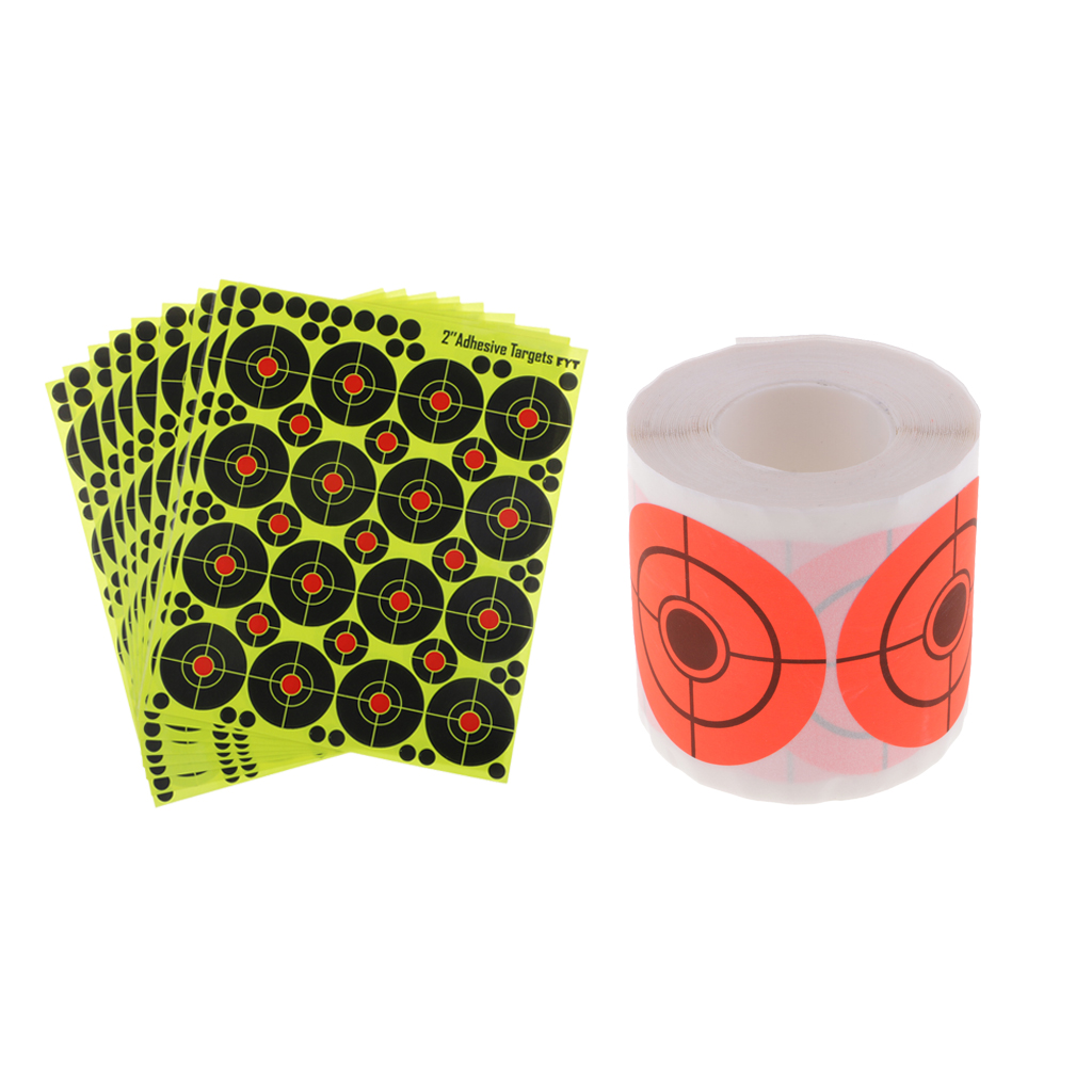 410pcs Paper Target Self-adhesive Archery Shooting Target Stickers for Hunting Archery Arrow Training Shoot Accessories