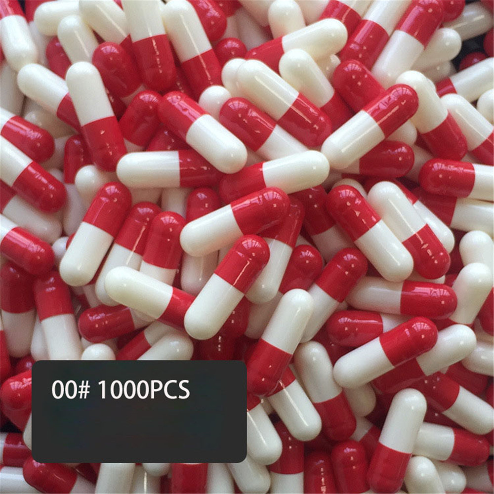 Best of 1000pcs 00 # Empty Gelatin Capsule Empty Hard Gelatin Capsule Clear Kosher Gel Medicine Pills Vitamins Joined Capsules Reviews & Tips