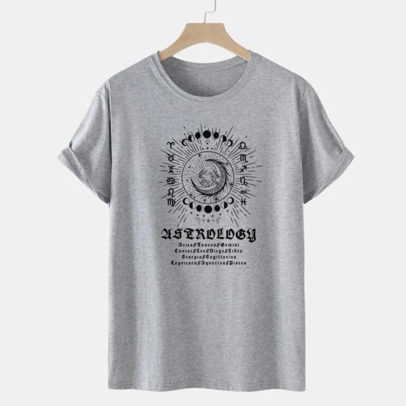 Sun and Moon Celestial Shirt Third Eye Astrology Witch Shirt Boho clothing Yoga T Shirts for Womens Shirts Mystical Sun Shirt