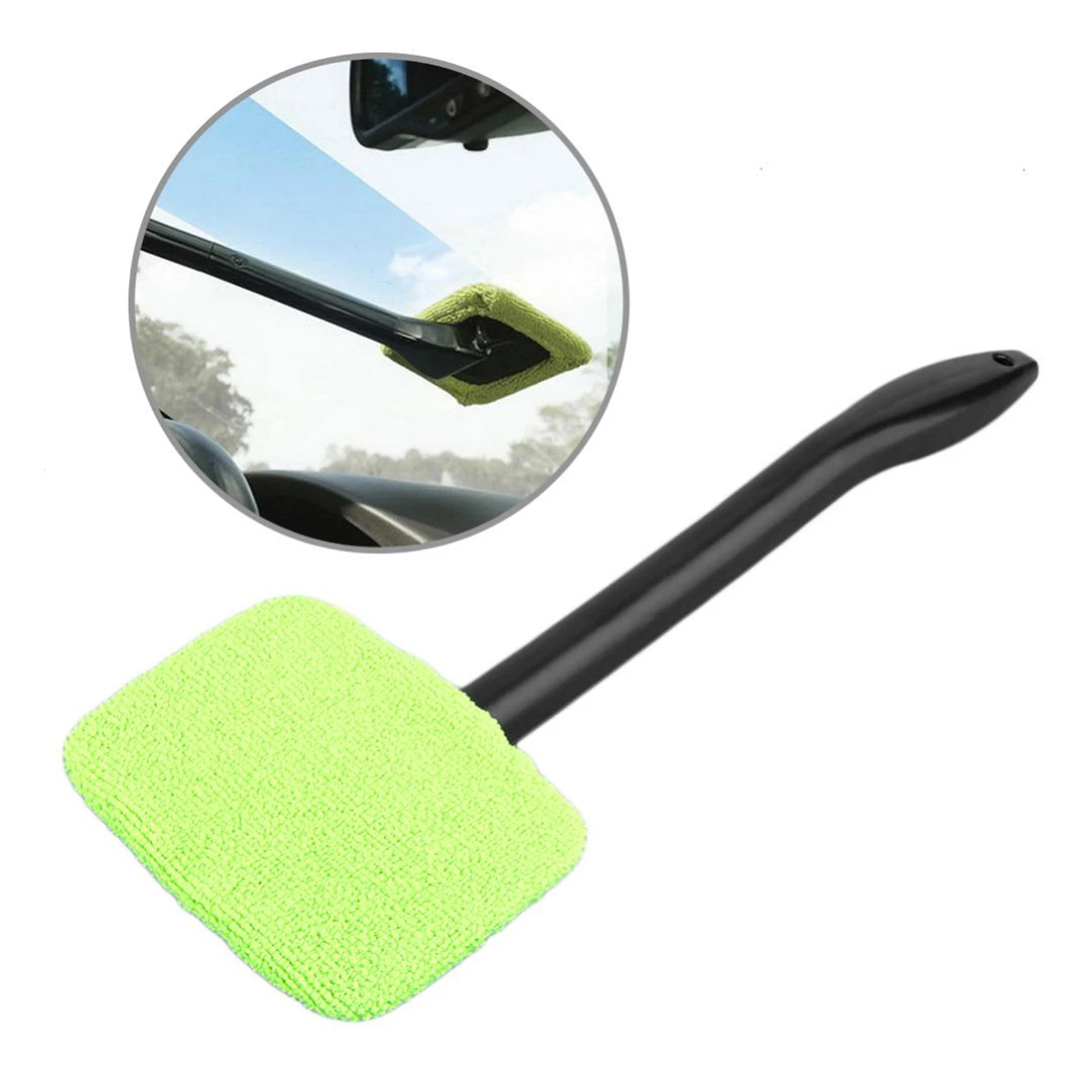 Window Cleaner Brush Kit Car Window Windshield Cleaning Wash Tool Inside Interior Auto Glass Wiper Detachable Car Accessories