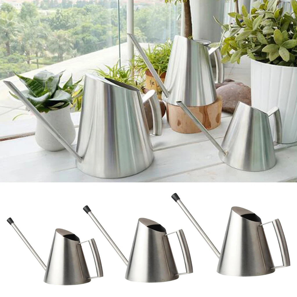 Metal Watering Can Stainles Steel Spout for Plants Flowers Home Garden Irrigation Using