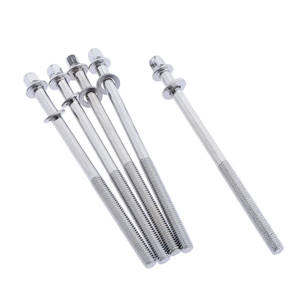 5x NEW 4inch Drum Tension Rods for Tom Snare Bass Drum  Accessories
