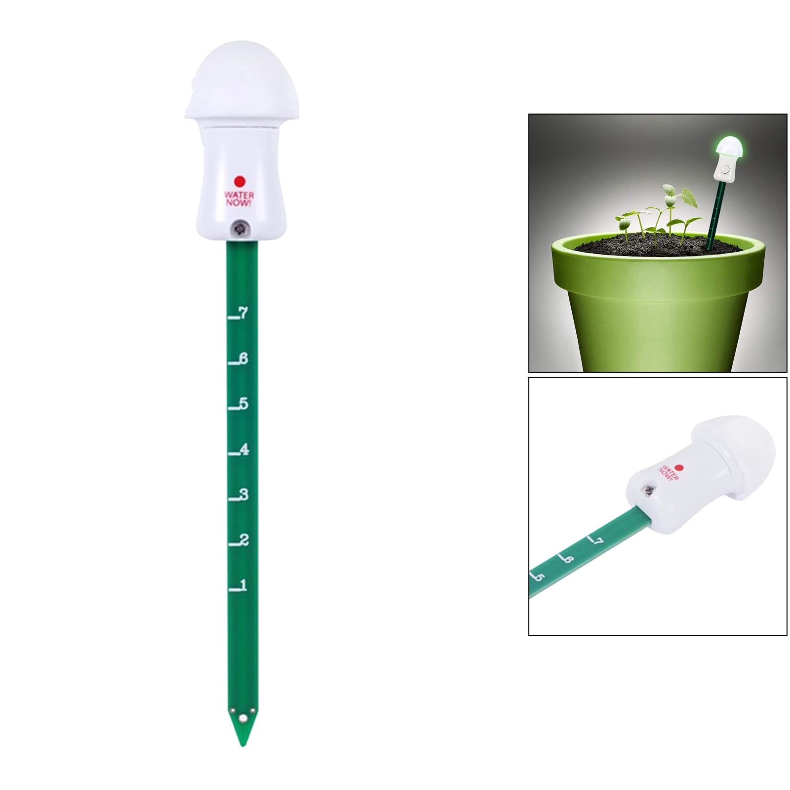 Digital Soil Moisture Meter Plant Moisture Meter for Flower Garden Lawn Plants Gross Sensor Battery Include