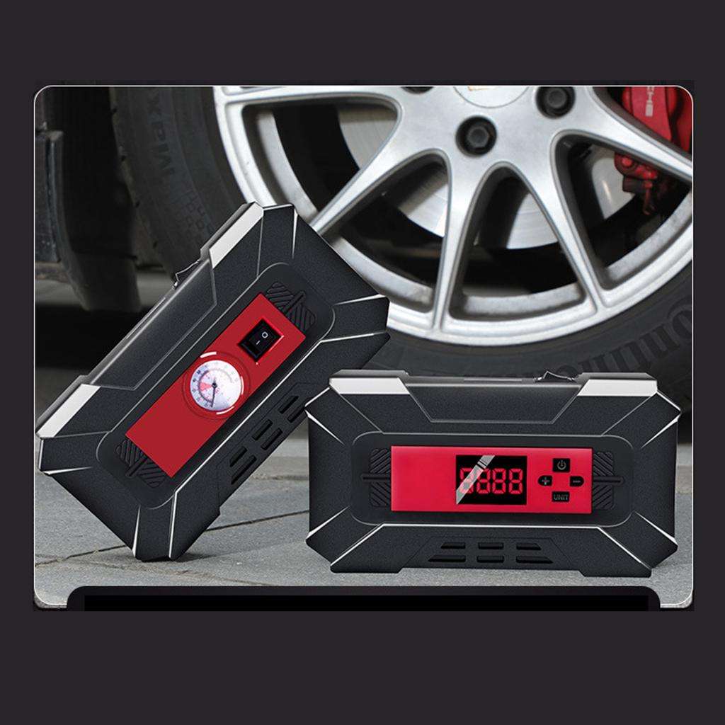 Portable Air Compressor Tire Inflator, 12V DC Air Pump for Car Tires Auto Shut Off Function Led Lighting, Digital LCD Display