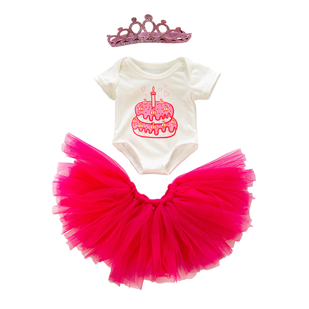 Doll Sweet Princess Skirt Bodysuit & Crown Set for 18'' American Doll Accessory