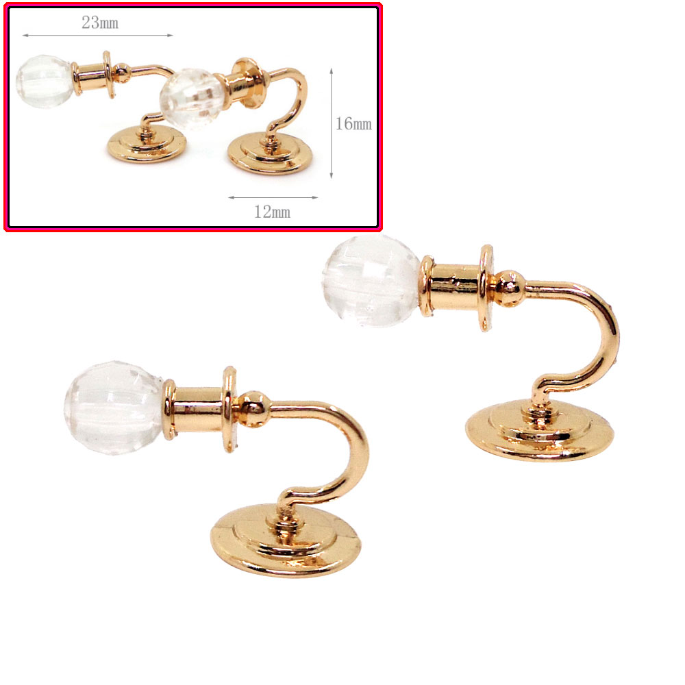Crafted 1/12 Dollhouse Wall Light Miniature Accessory Furnishings Toys
