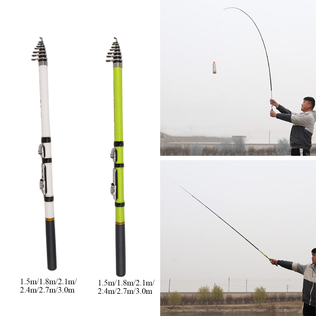 Mini Telescopic Fishing Rod Portable Carbon Fiber River Shrimp Carp Fishing Pole Winter Fishing Rod Tackle