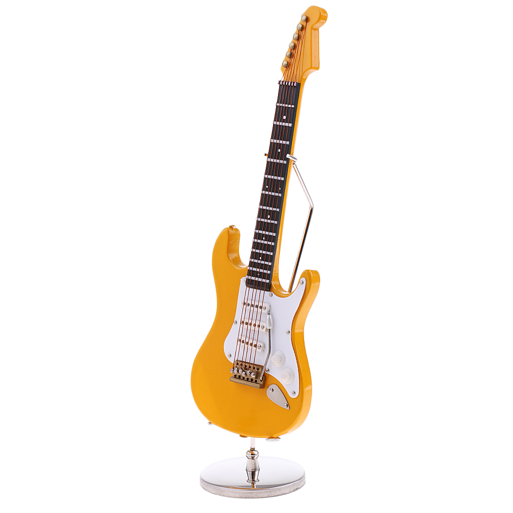 MagiDeal 1/6 Scale Wood Electric Guitar Model for 12 Inch Action Figure Accessory Kids Toys