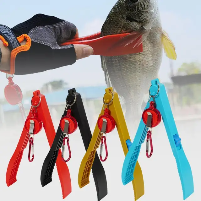 30% Discounts Hot! Fish Control Plier Portable Non-slip ABS Fish Clip Catcher  Fishing Gear Supplies for Fisherman