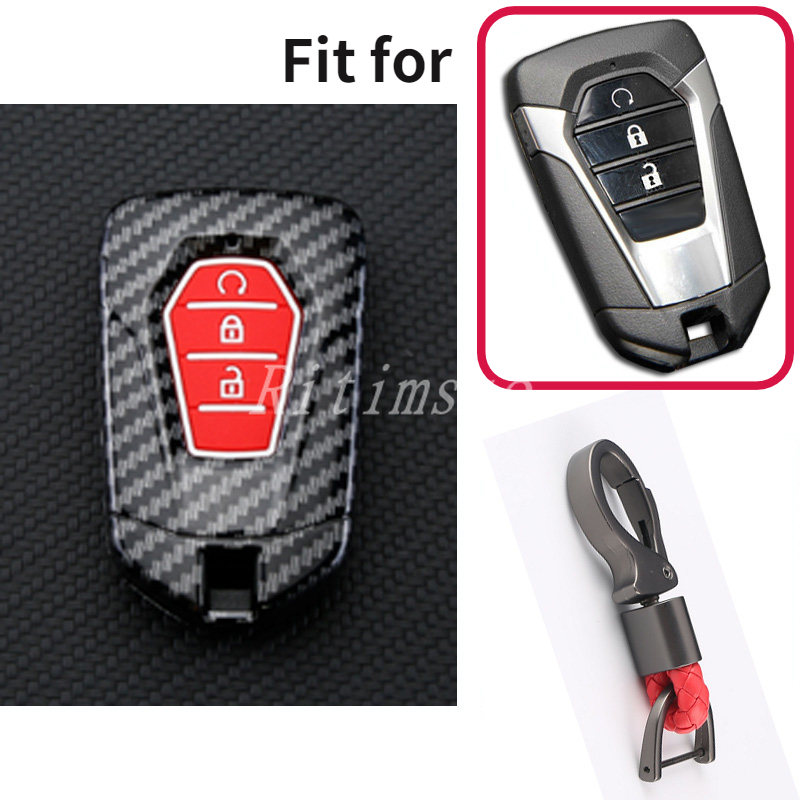 Nuova copertura della cassa chiave dell'automobile dell'abs del carbonio di arrivo per Isuzu d-max 2022 - H25f6d0350b6d4ee3b8c267911296cdd08