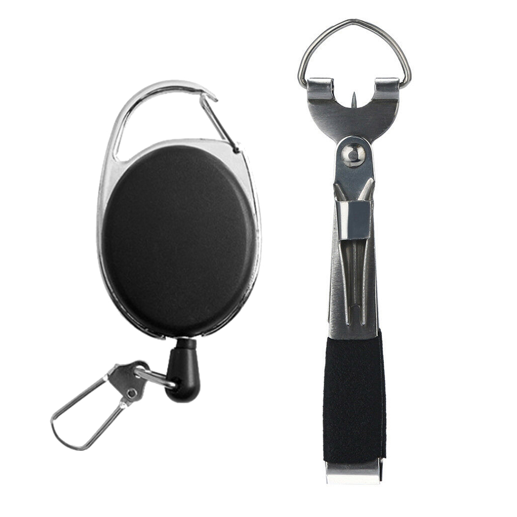 Multi Functional Fishing Line Nipper Cutter Clipper Quick Nail Knot Tying Tool