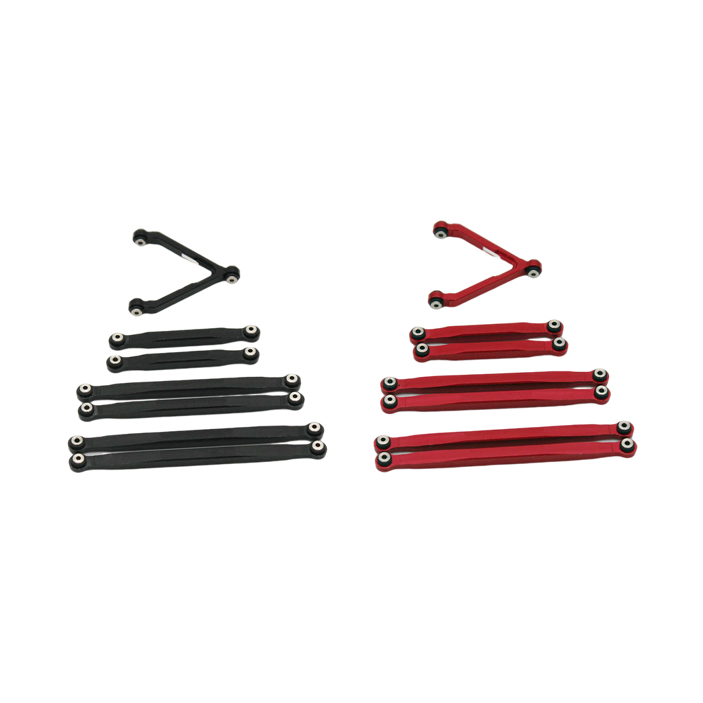 7x RC Aluminum Link Set for Axial SCX24 AXI90081 Model Crawler Buggy Car Upgrade Parts