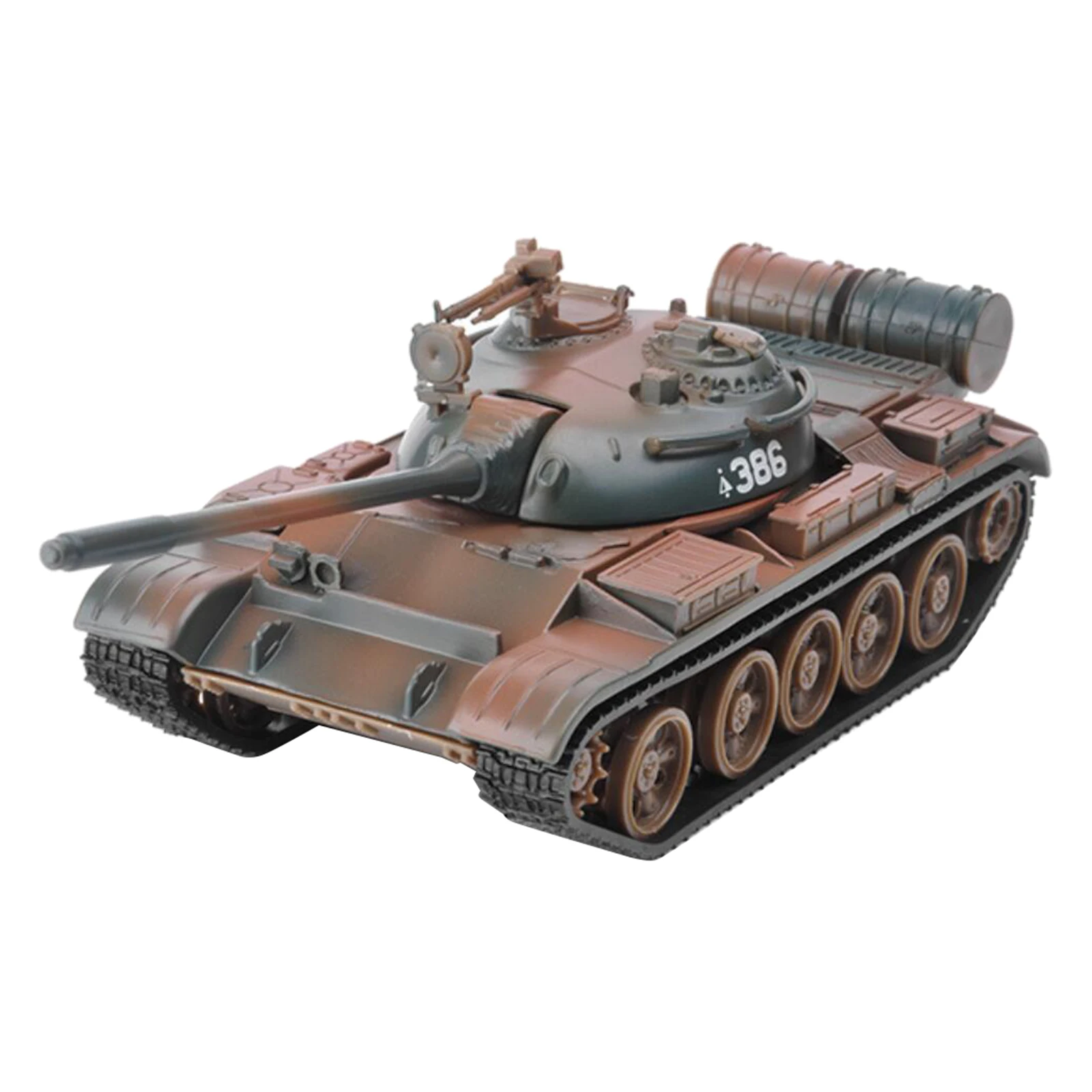 Detailed Alloy 1:43 T-55 Tank Model Building Kit Simulation 3D Puzzles DIY Toys for Adults Kids