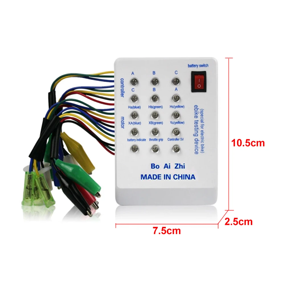 24 36 48 60 72V Battery Powered Brushless Motor Accessories Controller Spared Scooter Device Quick E-bike Tester Electric Car micrometer for sale