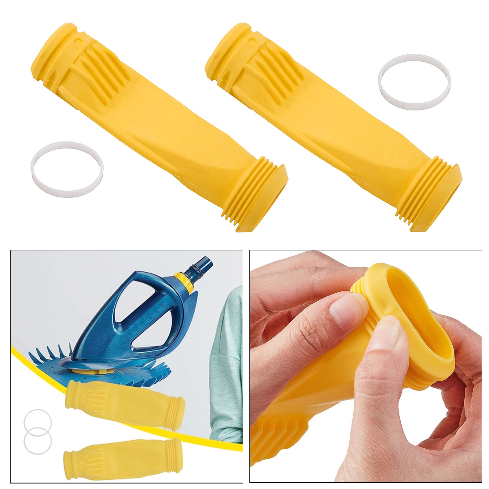 2 Piece Premium Long Life Diaphragm with Retaining Rings for Zodiac Baracuda G3 G4 Pool Cleaner Cleaning Parts