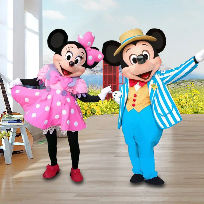 Lach moord meteoor Mickey Mouse Pop Kostuum Volwassenen Halloween Kleding Disney Daisy Minnie  Mouse Cosplay Pop Hoofddeksels Kleding Prestaties Rekwisieten Set| | -  AliExpress