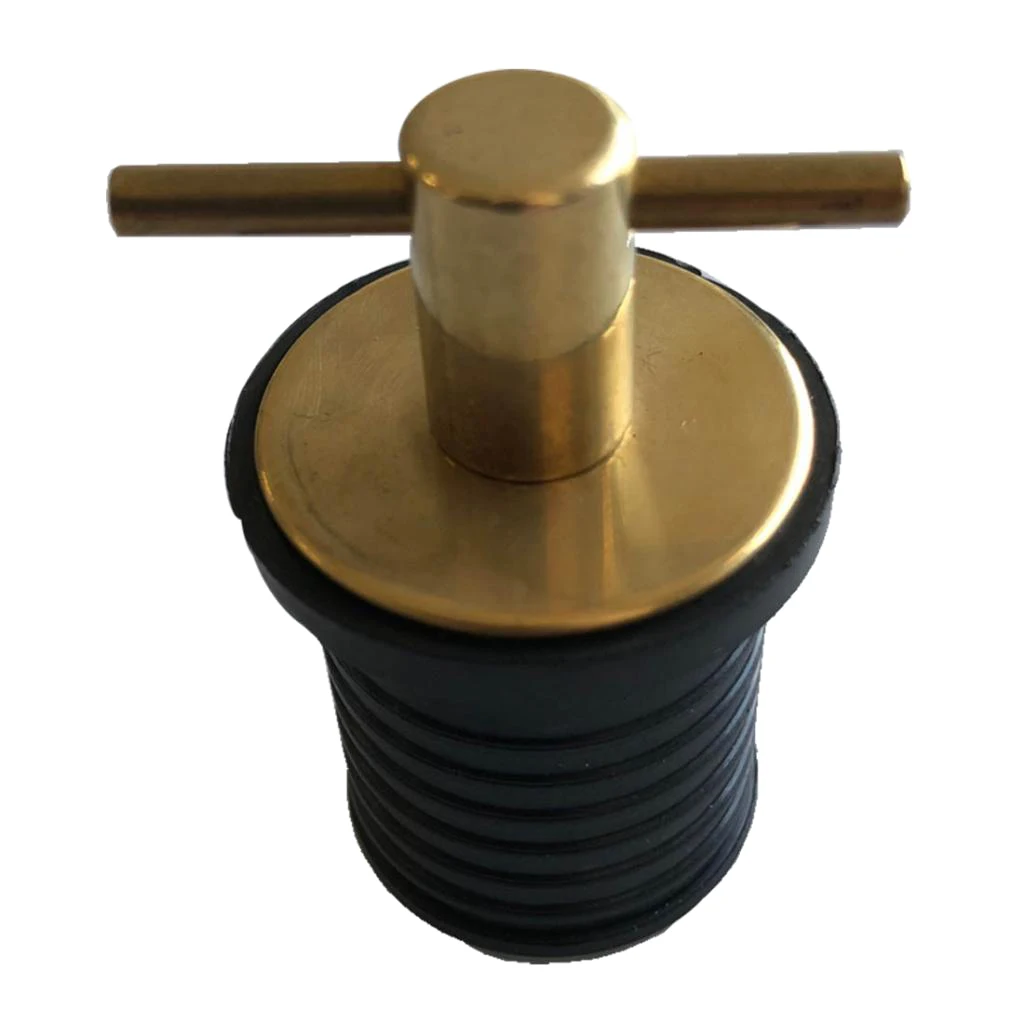 Marine Copper Water Plug Solid Head Brass Tube Plug Drain Plug