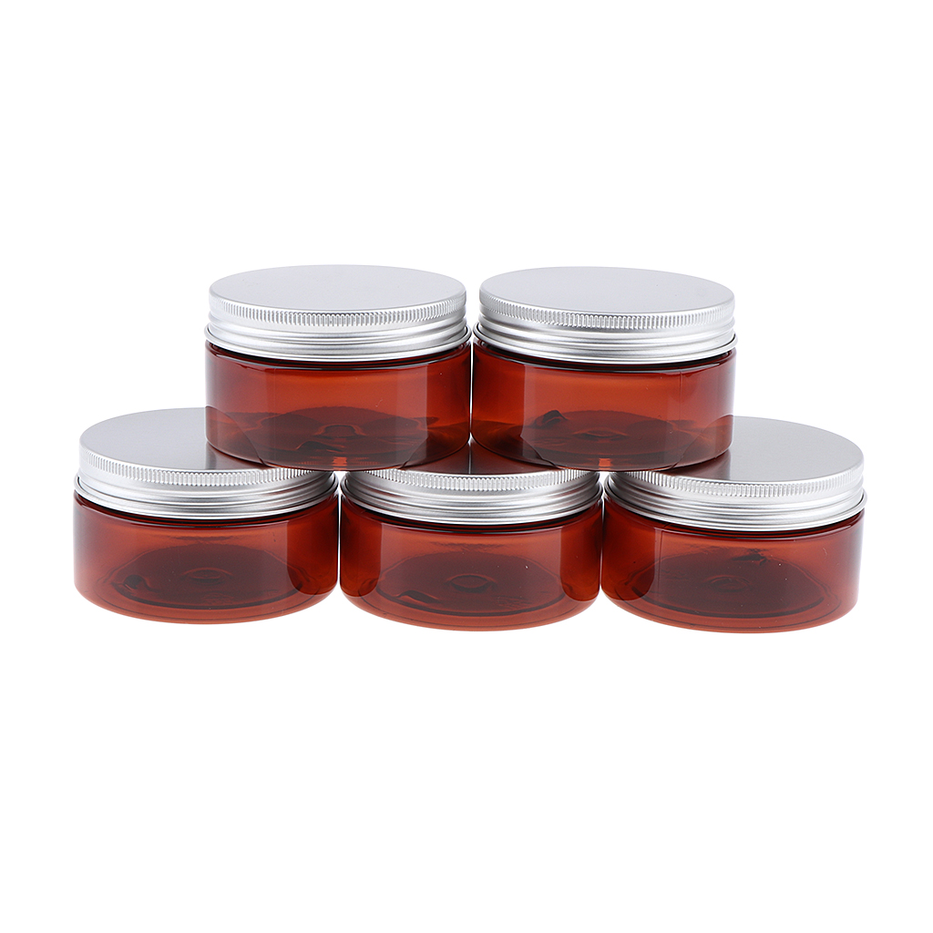 5X Makeup Pot Refillable Plastic Bottle Empty Travel Cosmetic Jar Nontoxic