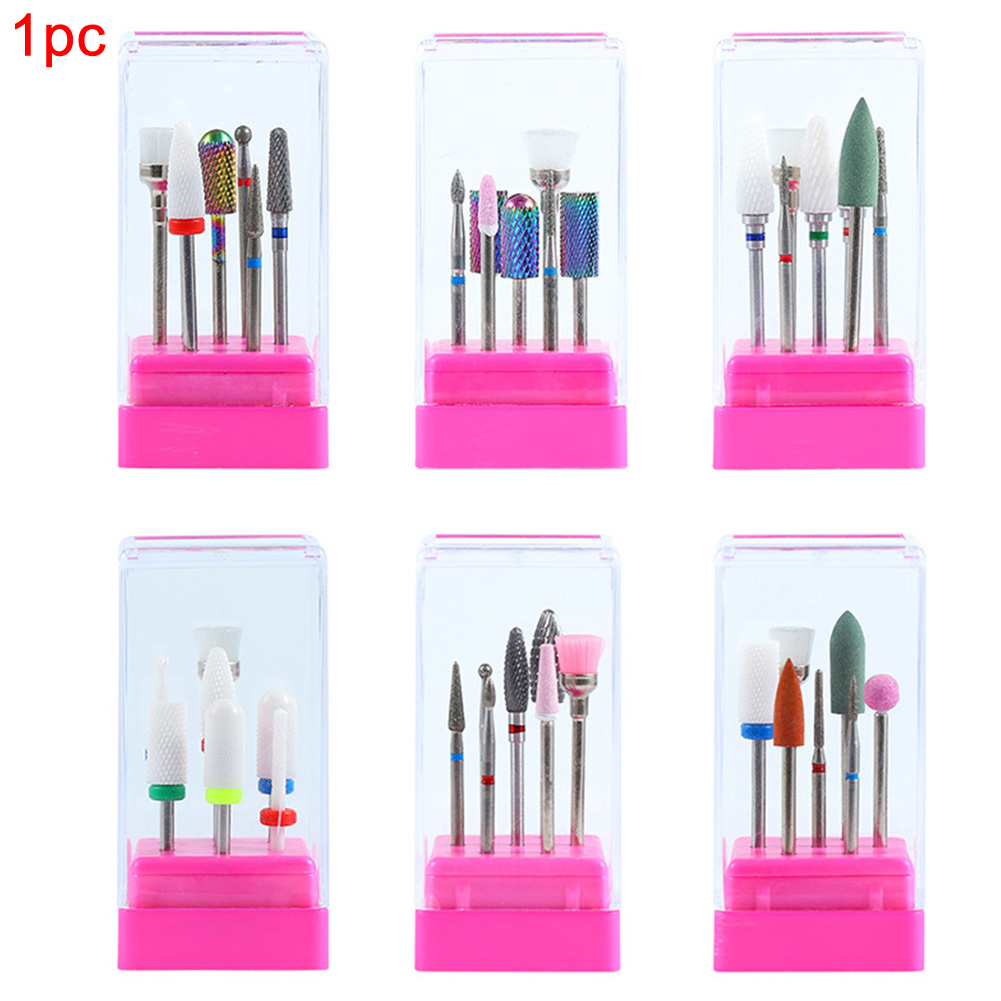 Polimento com Haste Salão de Beleza Pedicure Fresagem Cerâmica Multifuncional Brocas Conjunto Gel Limpo Unha Arte Manicure Profissional 16 Beleza e saúde
