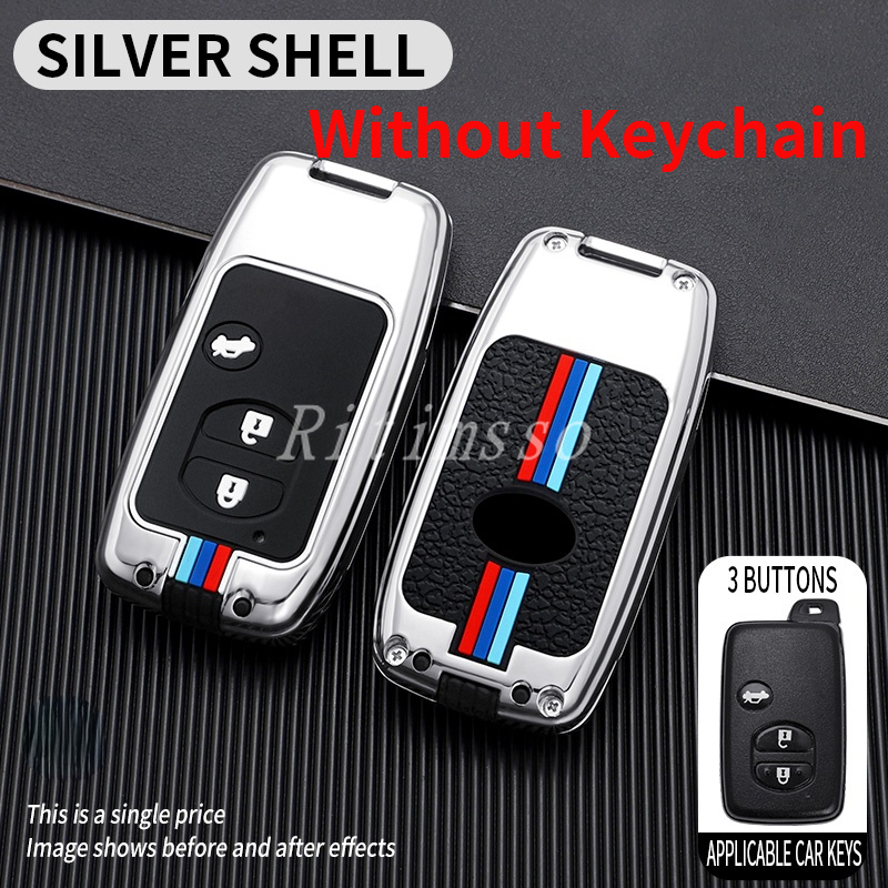 Borsa in lega di zinco per custodia portachiavi per Toyota Land Cruiser Prado 150 Camry Prius Crown Holder 24 Borsa in lega di zinco per custodia portachiavi per Toyota Land Cruiser Prado 150 Camry Prius Crown Holder - H2621b9a4795b42f7ad98967cca2518c72