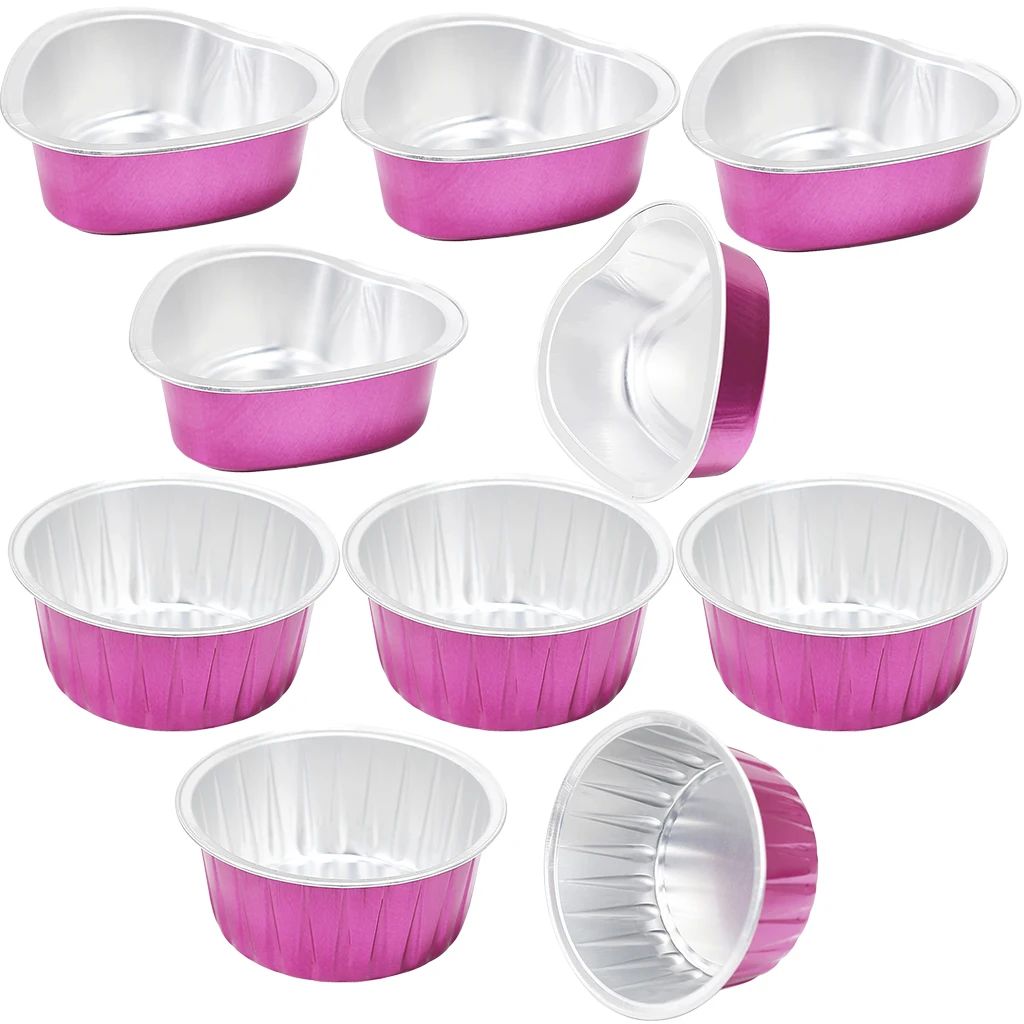 Pack of 10 Hair Removal Bean Bowl - Disposable Melting Wax Pots for Heater -