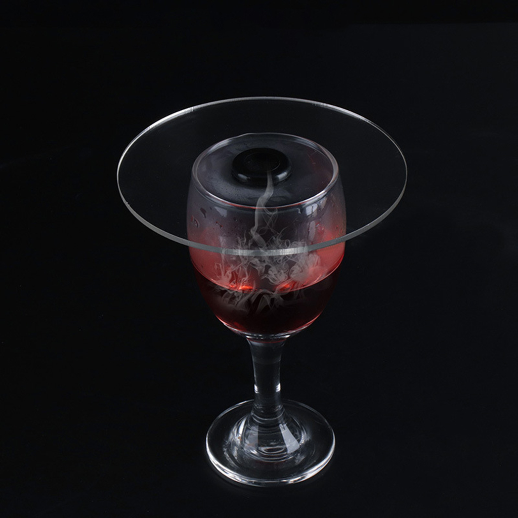 Smoking Gun Cup Cover for Cocktail Drinks Smoking Smoke Infuser Lids Easily Make Bartender & Exciting Smoky Cocktails