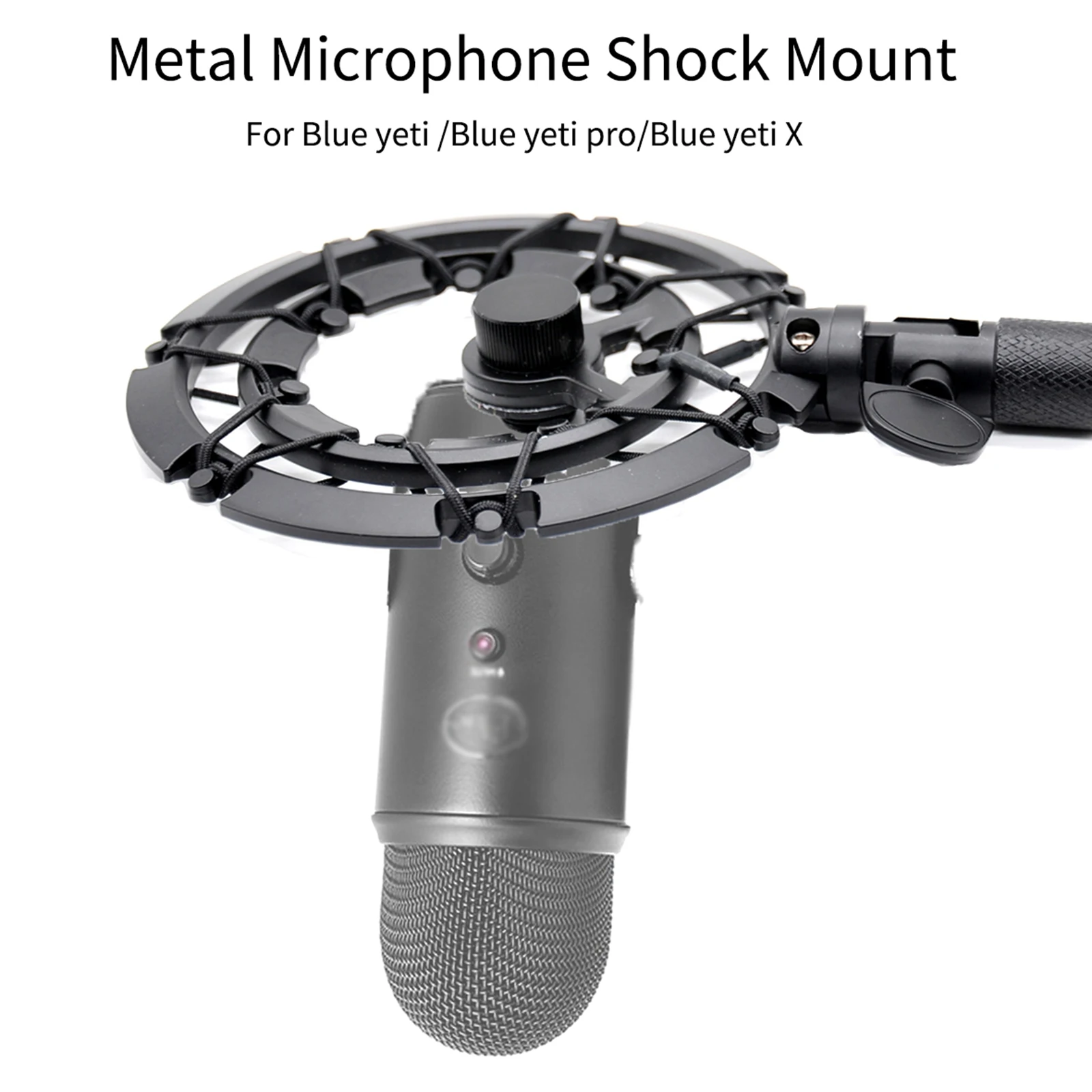 Professional Studio Recording Condenser Mic Shock Mount Portable Shockproof Microphone Holder for Blue Yeti Mics
