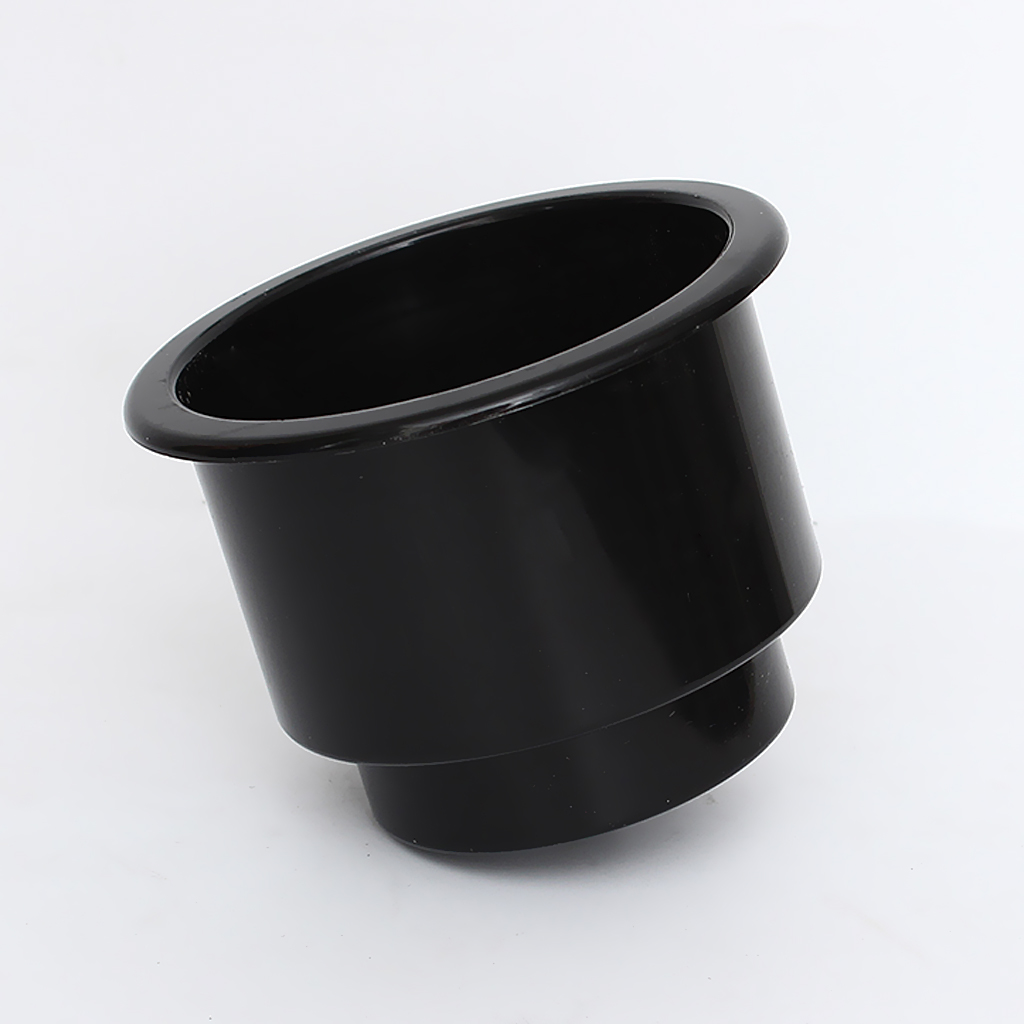 Black Center Hole Recessed Cup Drink  for Marine Boat Car RV