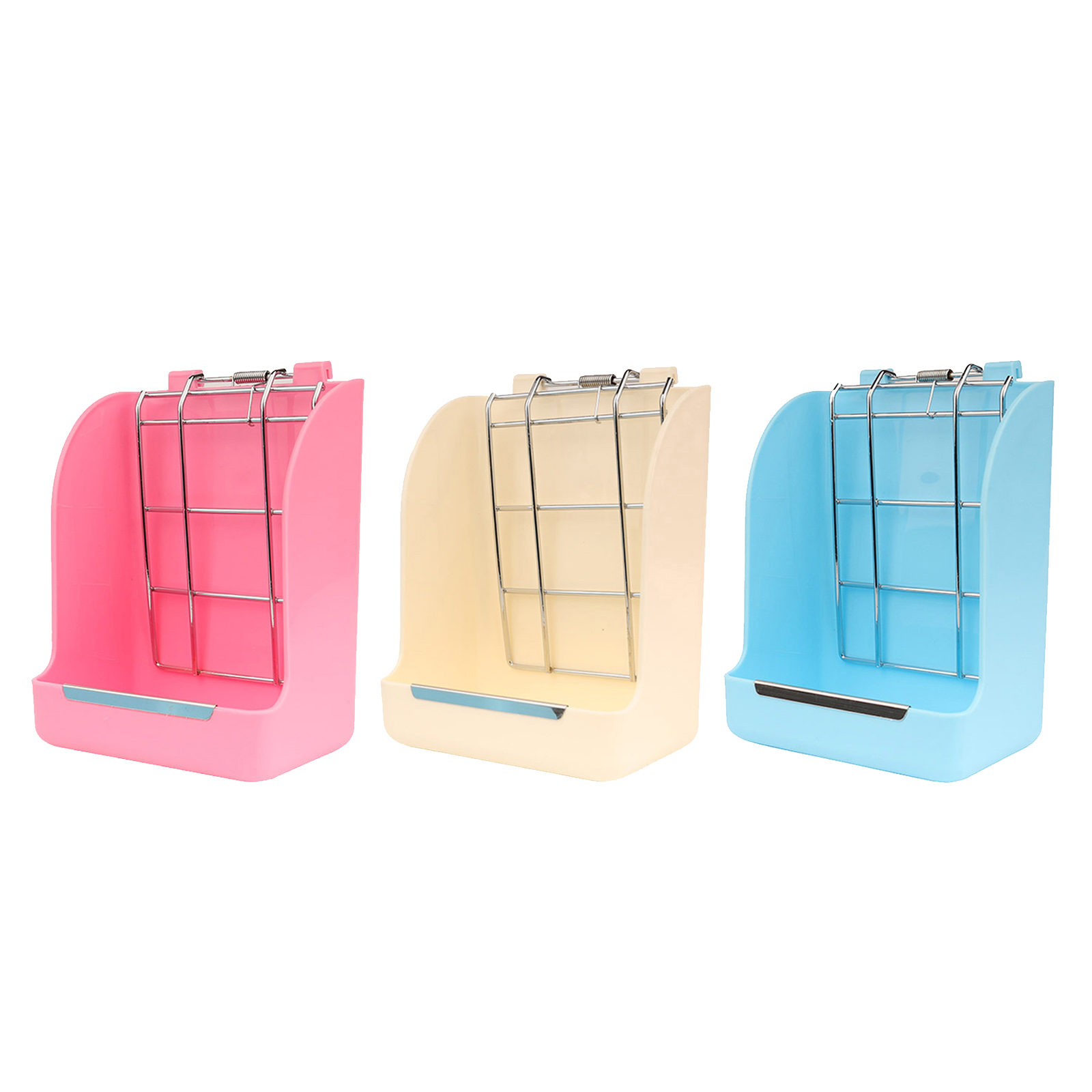 Plastic Hanging Hay Rack Bowl Rabbit Feeder Stand for Herbivore Guinea Pig