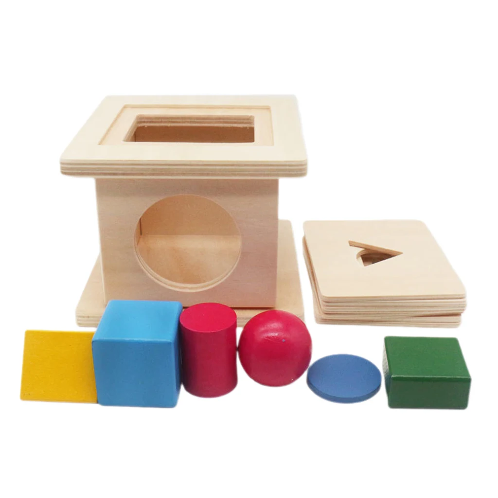 Boxed Shaped Matching Game Toys 6 in 1 Kids Color Cognitive Development Toy