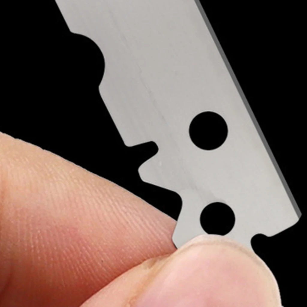 Single Edge Industrial Razor Blades, Box & Carton Cutter Replacement Blades, Scraper Razor Blades (100 Pieces)